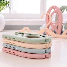 5pcs Foldable Portable Clothes Hangers: Travel Folding Multi-Functional Rack