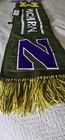 Ruffneck Michigan/ Northwestern NCAA Soccer Scarf w/ Green Purple Fringe — photo 4
