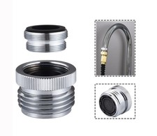 Faucet Adapter with Aerator, Sink Faucet to Garden Hose Adapter, Faucet Adapt...