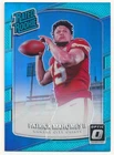 PATRICK MAHOMES 2017 DONRUSS OPTIC #177 RC ROOKIE AQUA HOLO PRIZMS SP #261/299