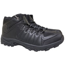 JBU Torrence Water Resistant Combat Hiking Boots Size US 11M Black Faux Leather