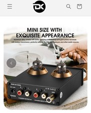 Noubsoung Mini MM Ria Phone Stage Turntable Preamplifier Desktop Aux Preamp Orig