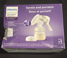 Philips Manual Breast Pump, Easy Pumping with Natural Motion Technology, Sili...