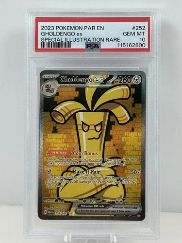 Gholdengo EX 252/182 PSA 10 Special Illustration Rare 2023 Pokemon Paradox Rift