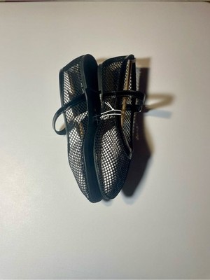 NIB A New Day Issa Sheer Mesh Mary Janes - Jet Black - Size 9 Ladies