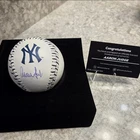 Aaron Judge Signed Team Color Stitch & Logo Baseball MLB NYY Fanatics W/ COA
