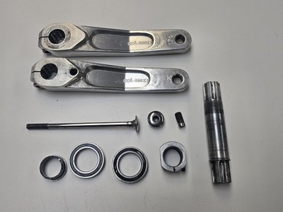 1990s GT BMX FSA Power Series Crankset Cranks w BB & Spindle 175