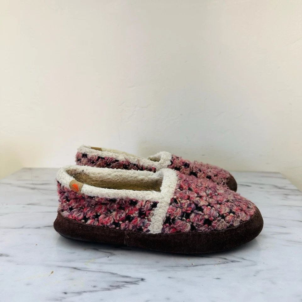 Mocasines rosa Acorn Kids Lil Jam zapatillas niñas talla 1-2 Foto 4 de 4