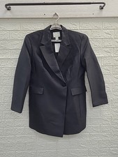 New H  M Double Breasted Jacket Women's US Size L