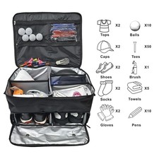Golf Trunk Organizer Golf Locker for Car Large Capacity 2