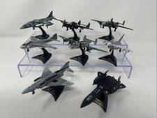 Lot Of 8 Maisto Military Die cast Planes 4" To 5  Long. P-61, SR-71, B-24, More