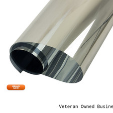 Hohofilm 60 X 9.8Ft Roll One Way Window Glass Film Reflective Silver Mirror