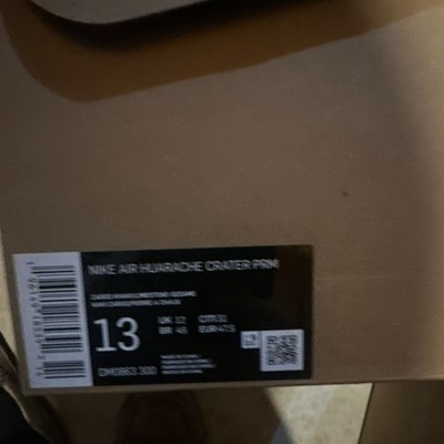 Nike Air Huarache Crater PSN Men's Beige Sneaker DN0883-300 Athletic Shoes