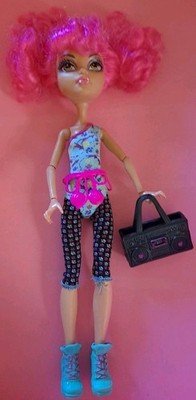 Monster High Howleen Wolf Doll Dance Class With Boom Box Bag High Ponytails Belt