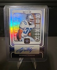 2024 Certified George Teague Mirror MIrror Blue Auto 28/199 #MS-GT Cowboys