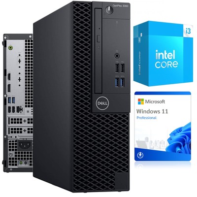 Desktop-Computer Dell 3060 SFF Slim i3-8100 8GB 256GB SSD WIN11PRO