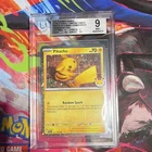 Pokemon TCG SV Temporal Forces Pikachu 051/162 Holo Promo Eng BGS 9