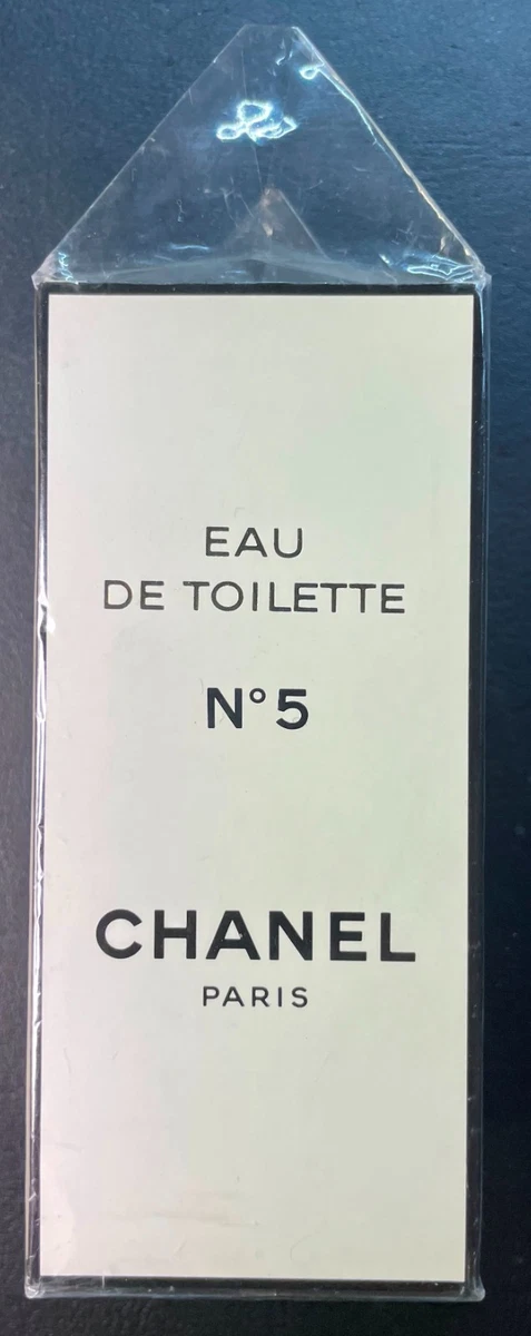 Vintage CHANEL PARIS Eau De Toilette N° 5 - 100ml - Nuevo en Caja