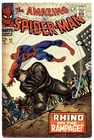 Amazing Spider-Man #43 G/VG, Stan Lee, John Romita. Rhino, Marvel Comics 1966