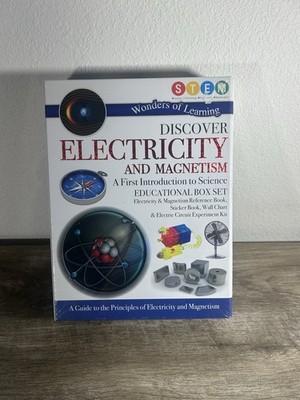 Wonders Of Learning Discover Electricity And Magnetism Educational Box Set NEW