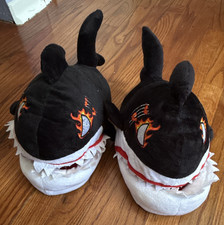 Shark Plush Novelty Slip-On Slippers Non-Slip Closed Toe Unisex US 8
