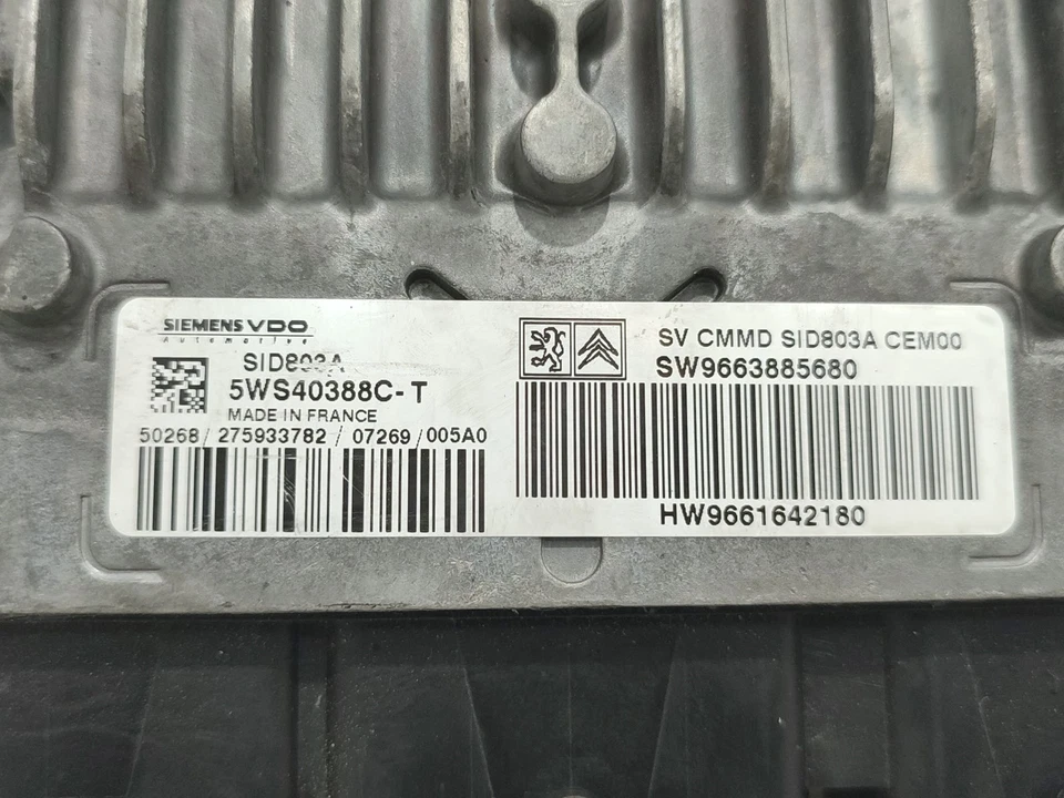 9663885680 CENTRALINA MOTORE / 2423886 PER CITROËN C5 II RC_ 2.0 HDI RCRHRH - Immagine 4 di 4