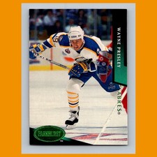 Wayne Presley #294 1993-94 Parkhurst Emerald Ice Buffalo Sabres Hockey Card NHL