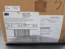 Case Of 24 3M Double Coated Polyethylene Foam Tape 4492B Black 3/8 in x 72 yd