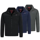 Höhenhorn Issar Mens Fleece Hybrid Jacket Softshell Full Zip Outdoor Casual