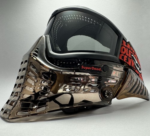Superdead SD Paintball Holy Smoke Clear Deadstock Mask. JT Violence Proflex