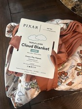  HOT DEAL Little Sleepies Disney Pixar Woody's Wild West Large Cloud Blanket