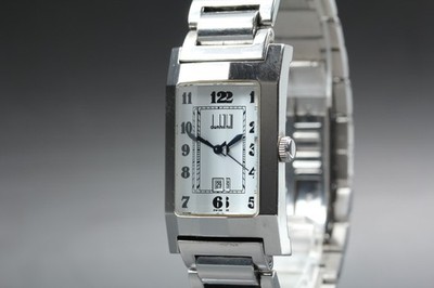 ''Exc+5'' Dunhill Dunhillion 115 24mm Square Quartz Date Men's Watch From Japan