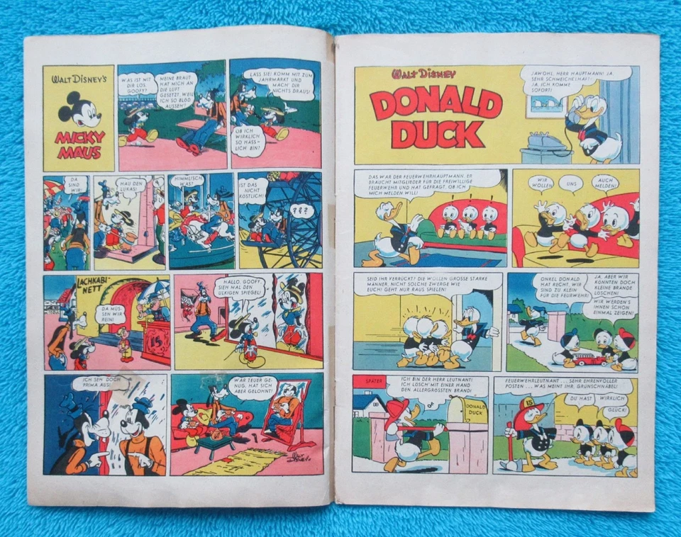MICKY MAUS 1951 Nr 2 Oktober ORIGINAL Z2 Z3 - Bild 3 von 4
