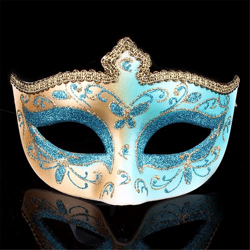 Half Face Venetian Mask Masquerade Party Fancy Dress Halloween Gift Women Lady - Picture 8 of 11