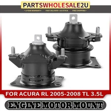 2x Auto Trans Engine Motor & Transmission Mount for Acura RL 05-08 TL 04-08 3.5L