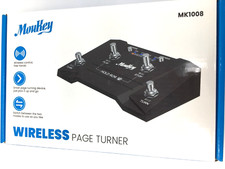 MouKey Wireless Page Turner Pedal Black MK1008 Foot Pedal for Tablets NEW