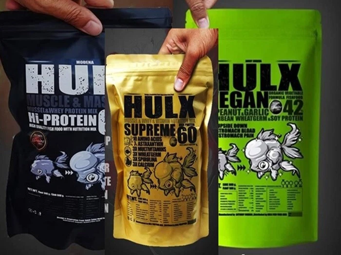 HULX High Quality Goldfish Food Supplement High Protein 60% Whey Mixed Quality