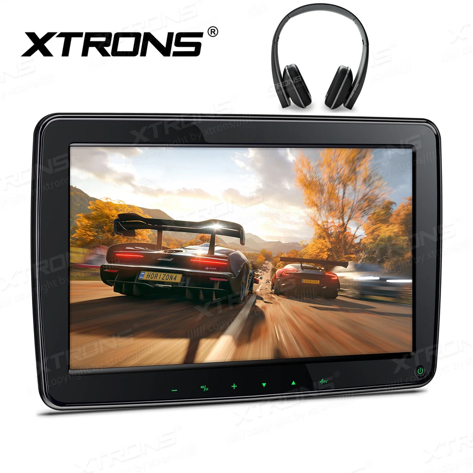 1x 11,6" IPS Active Auto Kopfstütze Monitor 1080P Video HDMI USB AV-in Kopfhörer - Bild 2 von 4