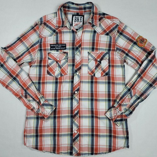 BKE Vintage Pearl Snap Long Sleeve 