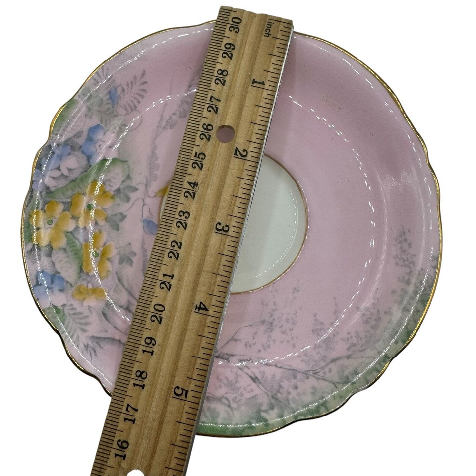 Vintage Paragon England Appointment Queen Mary Pink Floral Tea Cup