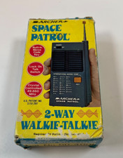 Vintage Archer Space Patrol 2 Way Walkie Talkies 60-4001 Original Box Not Used