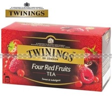 Twinings of London Four Red Fruits Tea 2g x 25 bags (Sweet & Indulgent)