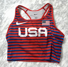 Nike Pro Elite Olympics Team USA PE Track Sports Bra DD7968-602 Women  s Medium