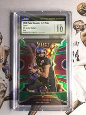 2020 Chronicles Draft Picks Select Red Prizm Justin Herbert Rookie - Gem Mint 10