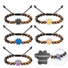 Pet Cremation Bracelet for Pets Ashes--Cremation Jewelry Lava Stone Urn Bracelet