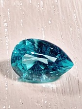 Natural Apatite Pear Cut, Loose Gem 1.05ct, 5x7 mm 1152 