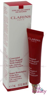 Clarins Super Restorative Total Eye Concentrate .2oz/7ml New In Box