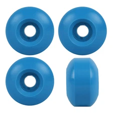 Blank Skateboard Wheels 52mm x 33mm 99A USA Made Sidecut Blue