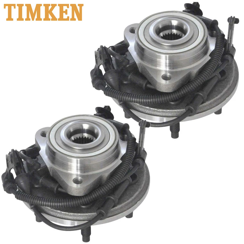 Juego de bujes de cojinetes de rueda delantera Timken para Ford Explorer Sport Trac 2007-2010 5 tacos Foto 4 de 4