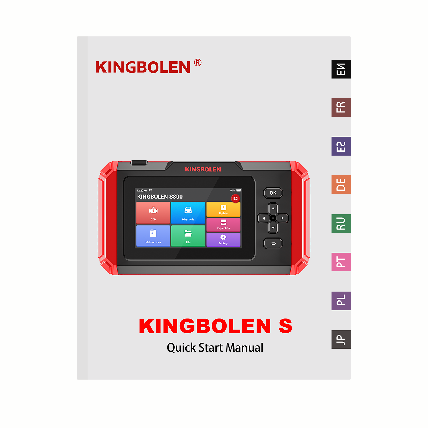  KINGBOLEN S800 OBD2 Scan Tool,ECM/at/ABS/SRS Scanner with 15  Reset,AutoVIN Car Diagnostic Tools ABS Bleed Oil SAS IMMO TPMS BMS AFS  Gearbox Service,Automotive Engine Code Reader Lifetime Free Update :  Automotive